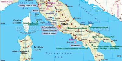 Kaart milano ja seda ümbritseva ala