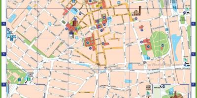 Milano itaalia vaatamisväärsuste kaardil