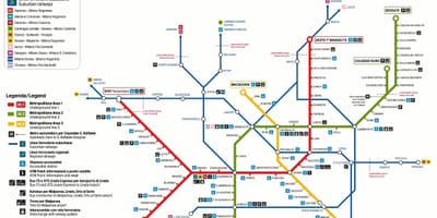 Milano transpordi kaart